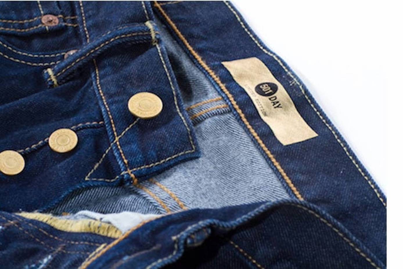 Levi's Bringt Jubiläums-Jeans Mit Vergoldeten Knöpfen Raus
