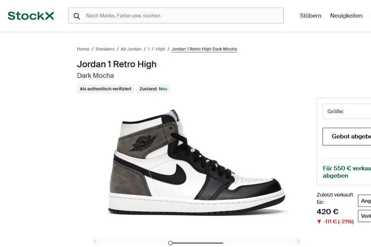 StockX: Diese Streetwear-Produkte werden am meisten gefälscht